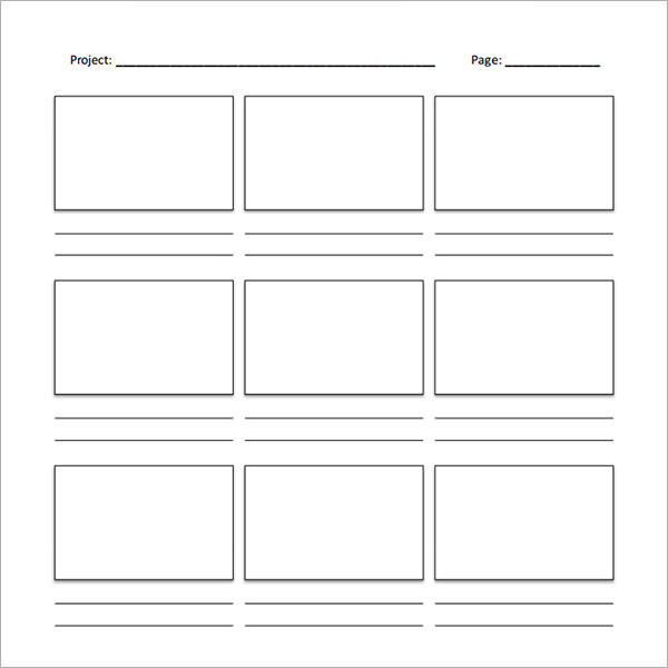 Sample Storyboard Template - 15+ Free Documents Download In PDF, Word, PPT