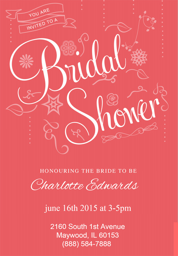 25 Bridal Shower Invitation Templates Download Free Documents In PDF 