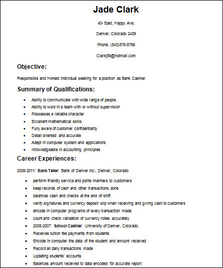 22  basic resume templates