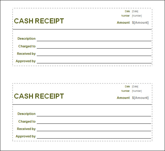 Blank Receipt Blank Receipt Template