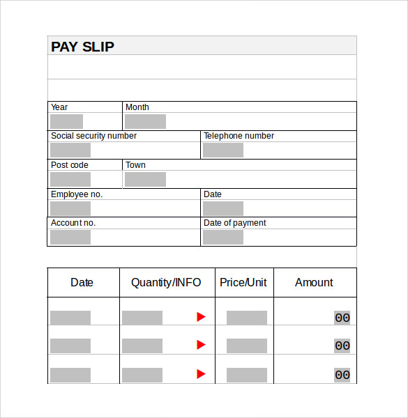 Pay Stub Template - 15+ Download Free Documents in PDF ...