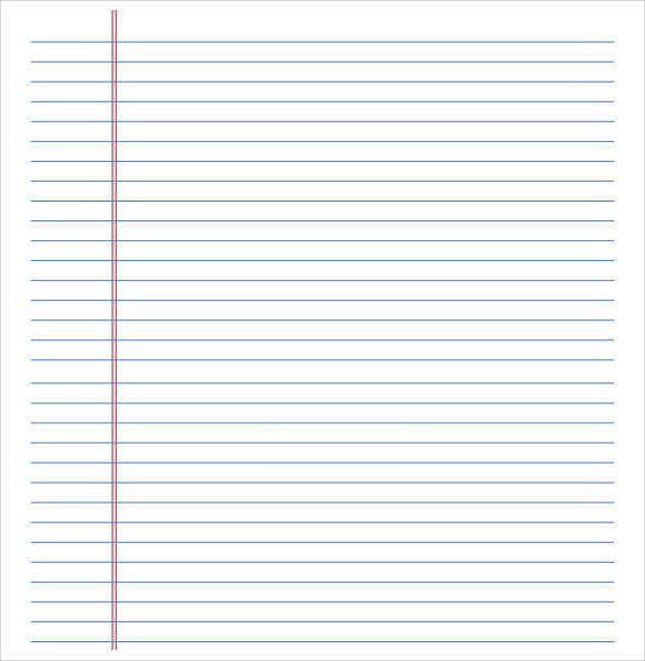 Lined Notebook Paper Template Word FREE DOWNLOAD Freemium Templates