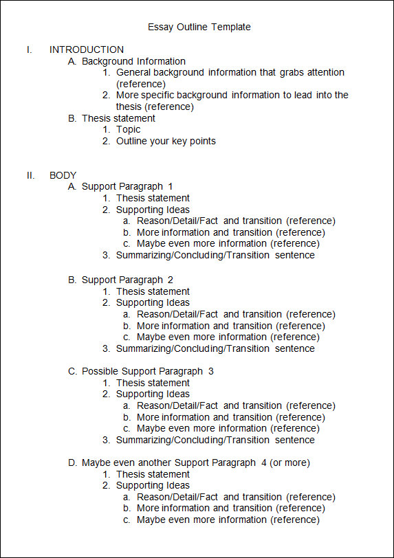 SAMPLE Outline