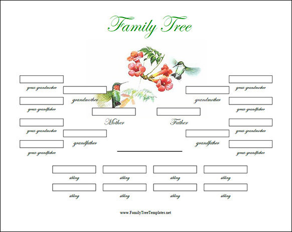 microsoft family tree template free