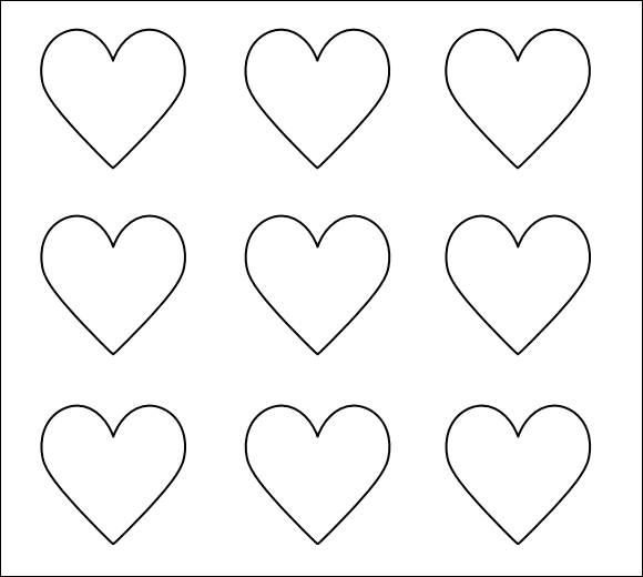 Heart Templates Download Free Documents in PDF , Word , PSD