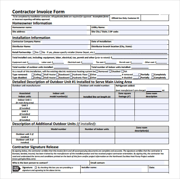 Top <strong>Free Invoice</strong> Templates UK | Download in Word and <strong>PDF</strong> Free contractor invoice template pdf