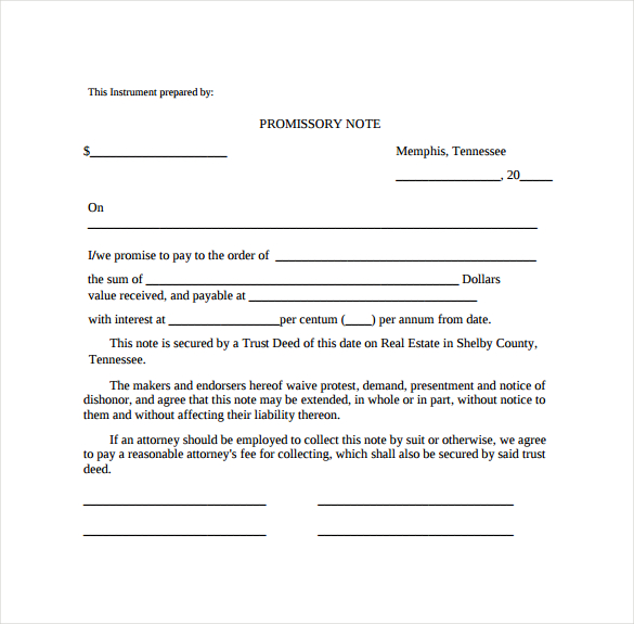 Promissory Note 22+ Download Free Documents in PDF, Word