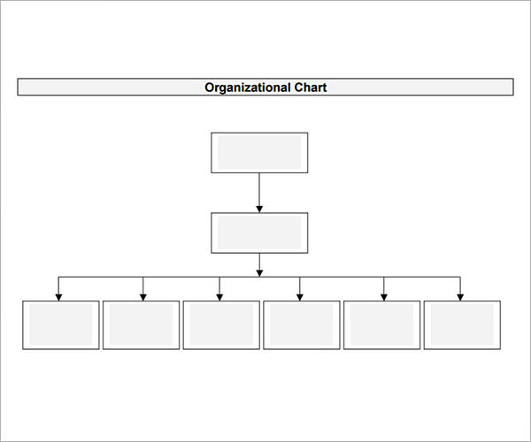 Free Fillable Organizational Chart Template