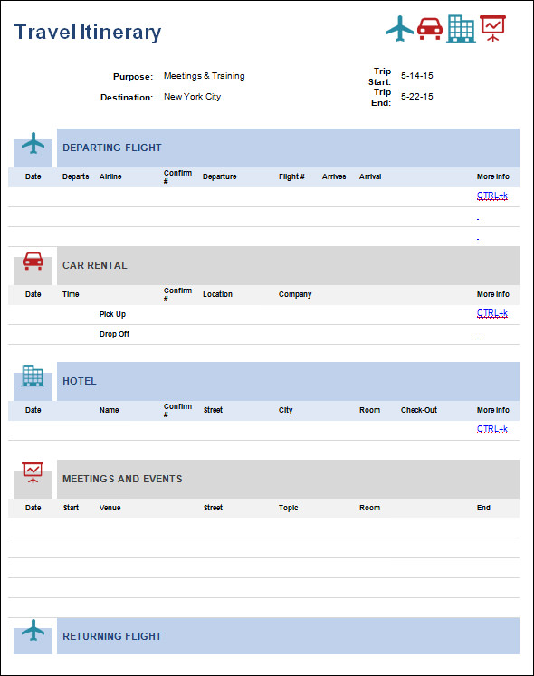 Add Flight Itinerary To Google Calendar prntbl