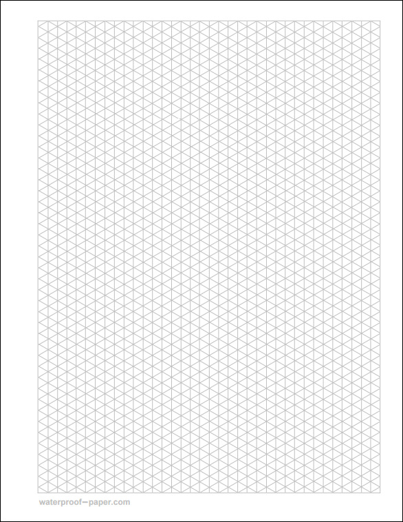 isometric graph paper template