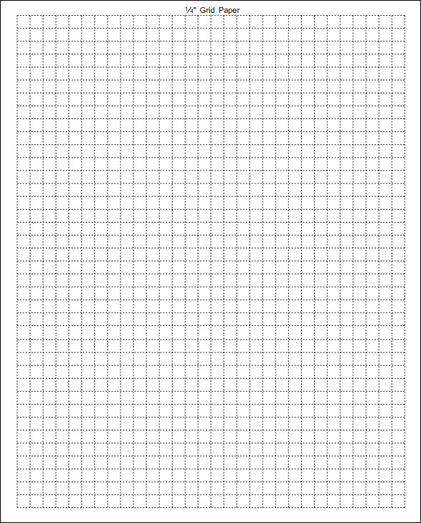 1/2 Inch Printable Graph Paper