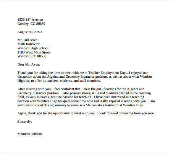 Room Parent Thank You Letter Just B CAUSE