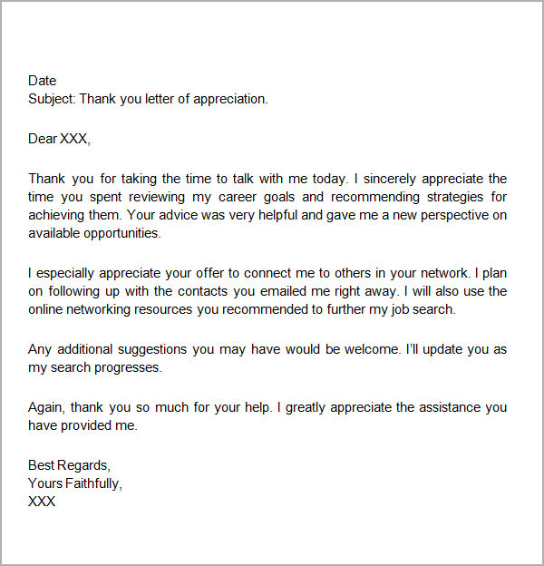 Sample Letter Of Appreciation For Support Collection Letter Template