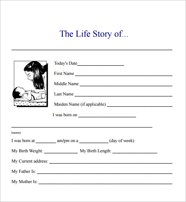 Biography Template 10 + Download Documents in PDF