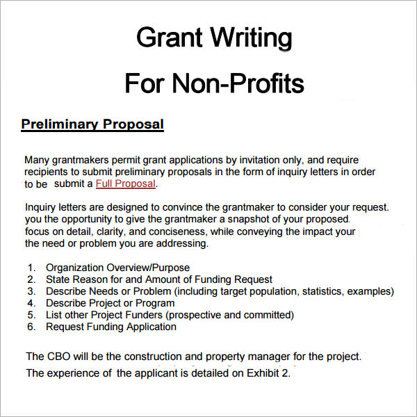 Grant writing