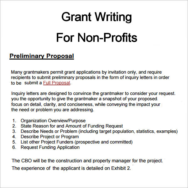 6+ Grant Proposal TemplatesPDF,Doc Download