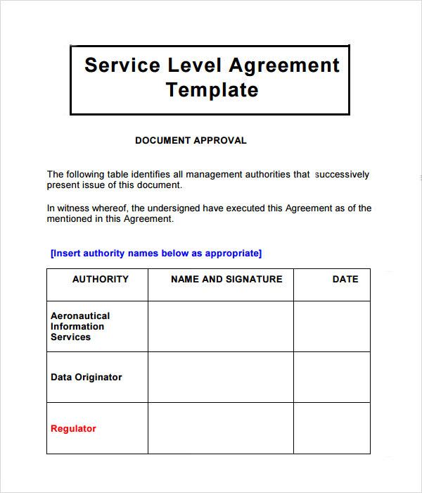 Service Level Agreement 9+ Download Free Documents in PDF, Word