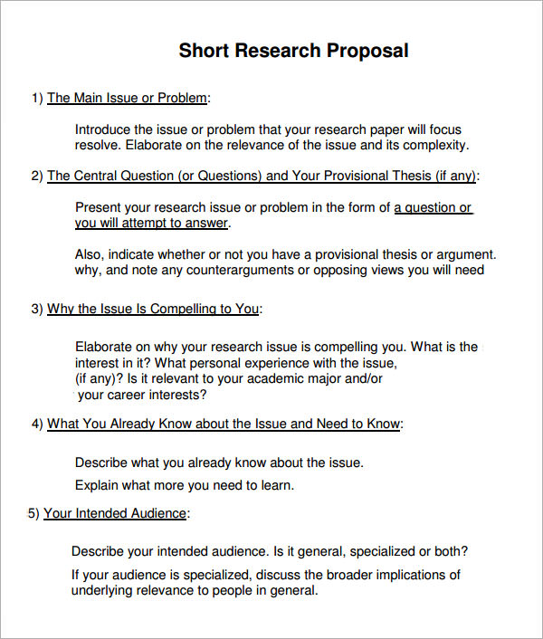 What is a Research Proposal?