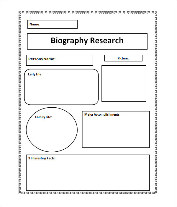 Biography Template - 10 + Download Documents in PDF