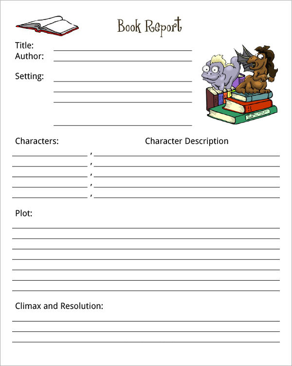 Biography book report sample