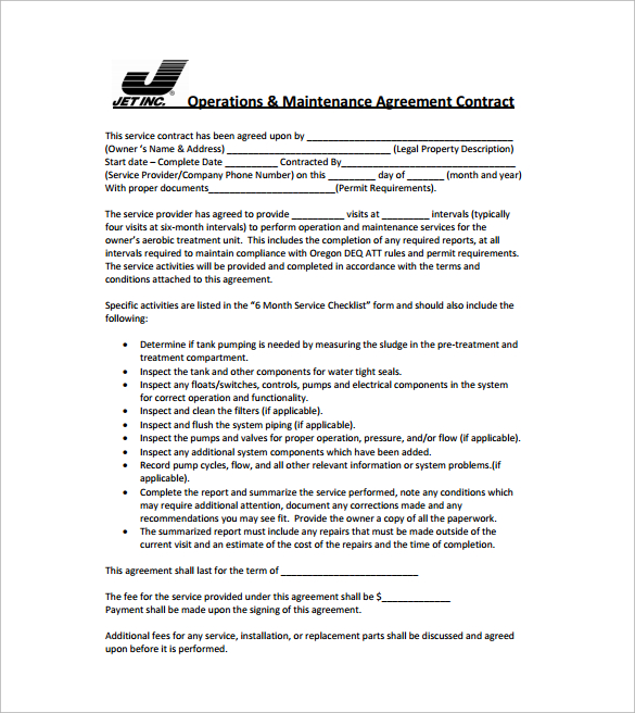 Writing services warranty agreement sample