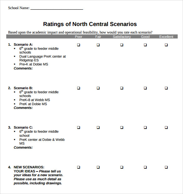 Likert Scale Template 13+ Free PDF , Doc , Excel Download
