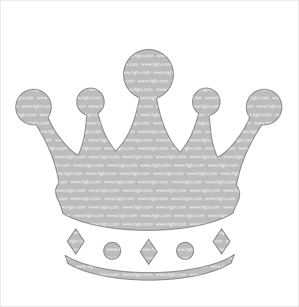 Princess Crown Template