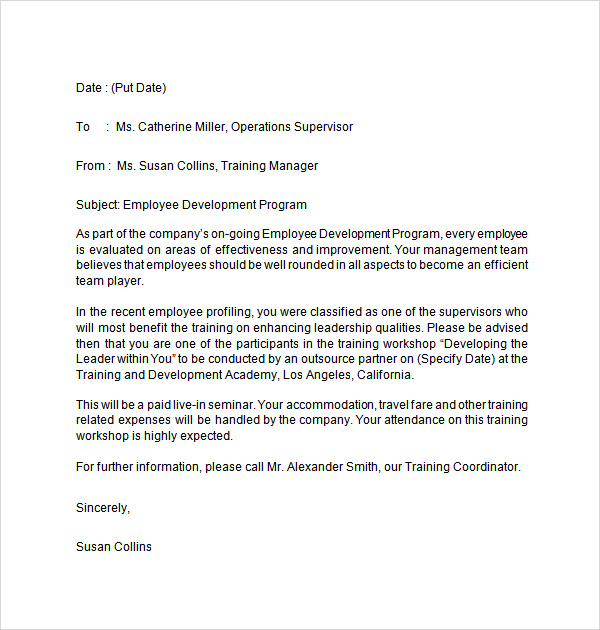 Job rejection letter for applicants