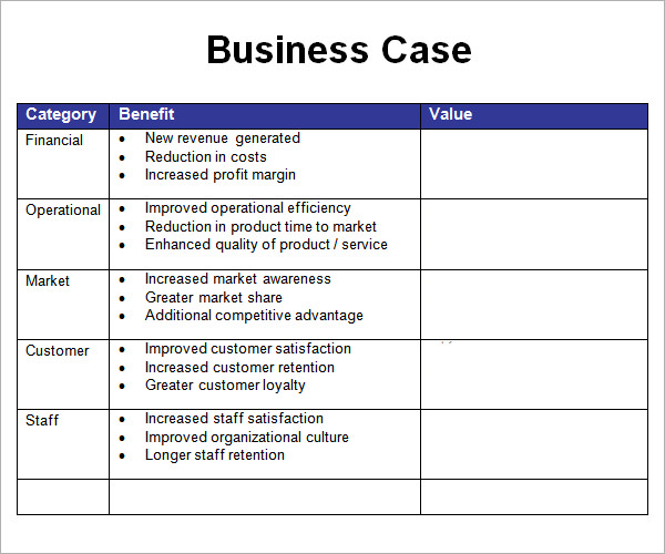 Simple Business Case Examples 30 Simple Business Case Templates Vrogue 5426