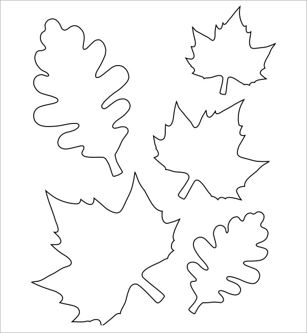 Leaf Templates Printable Pdf