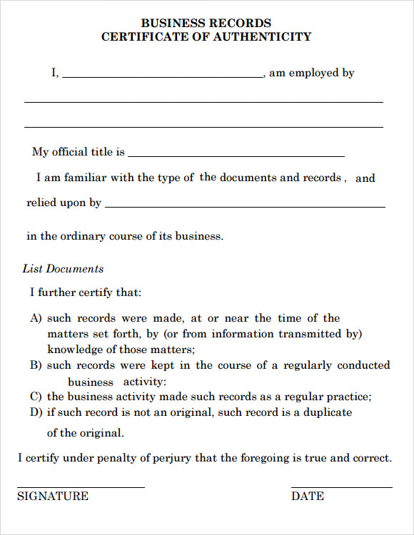 sample-certificate-of-authenticity-template-9-free-documents-in-pdf