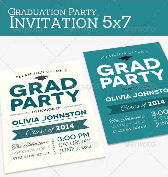 graduation party invitation templates