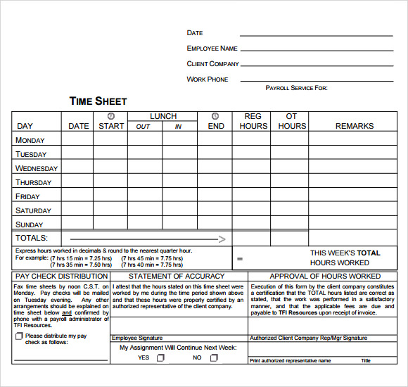 Attorney Timesheet Template 5 Free Download for PDF