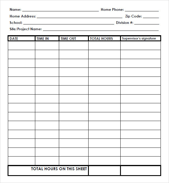 Free Blank Income Statement Forms