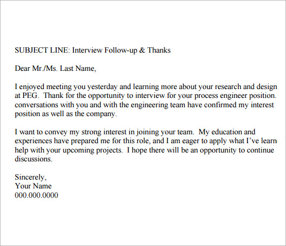 follow-up-email-after-job-interview-template