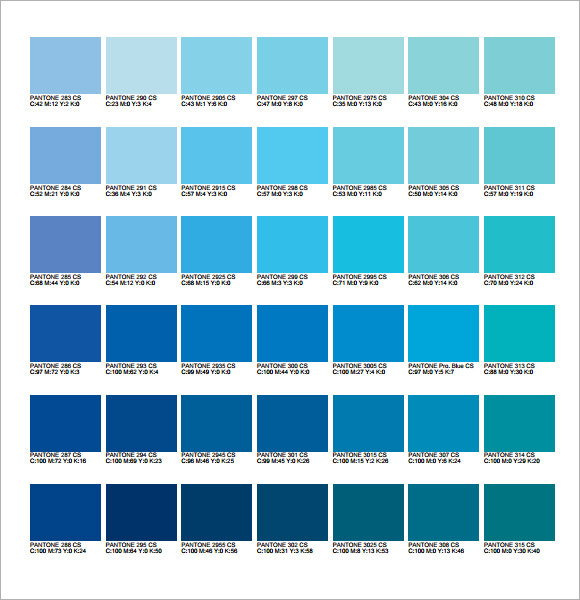 Icc Color Chart