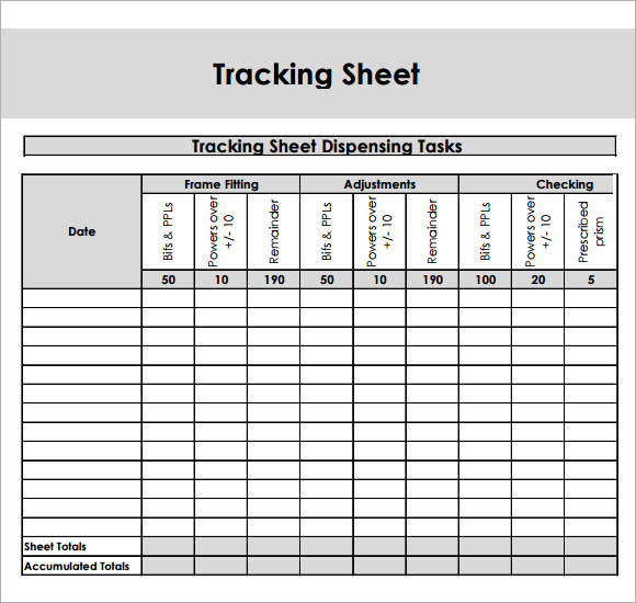 6-tracking-chart-template-sample-templates-gambaran