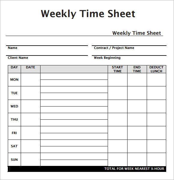 Simple Timesheet Software Free
