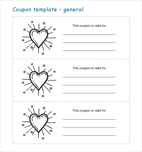 Coupon Book Template 7+ Download Free Document in PDF , PSD