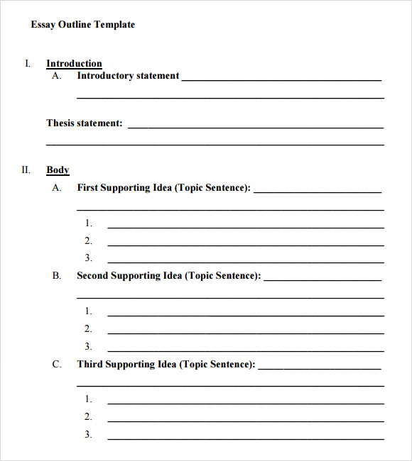 Persuasive speech outline template pdf