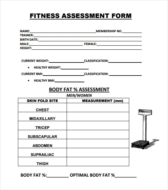 eas daily fitness assessment excel
