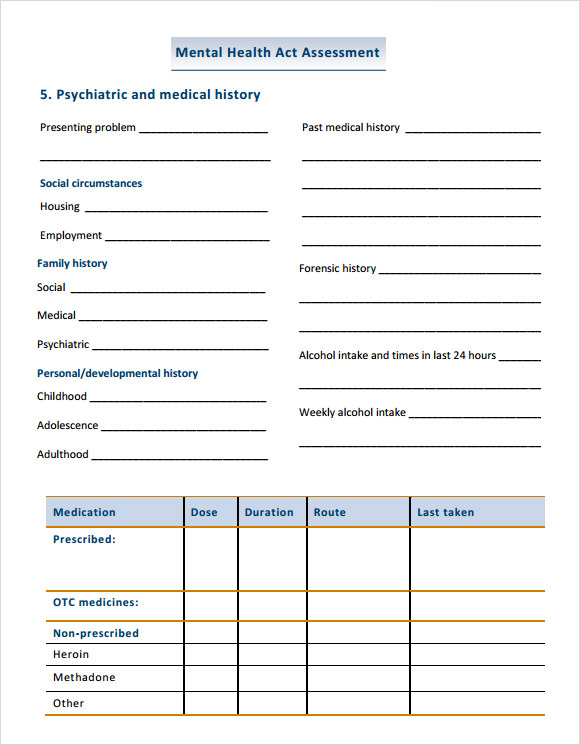 Health Assessment 8 Free Download For Pdf Sample Templates