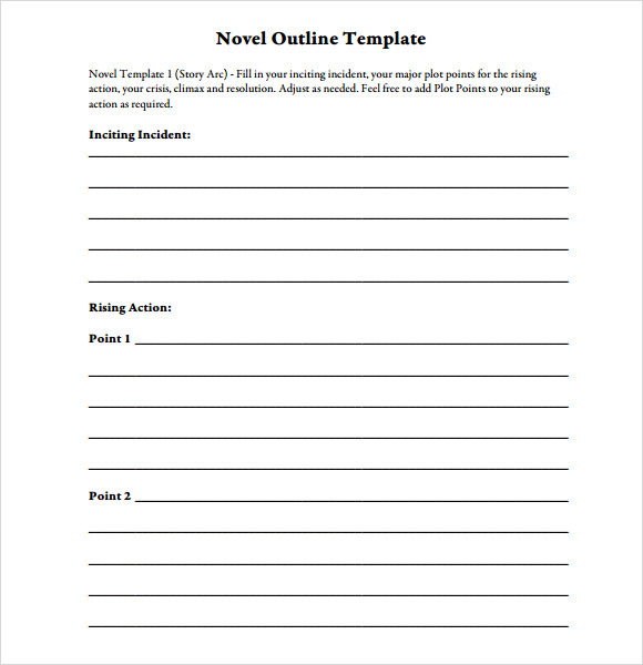 Novel Writing Templates Free