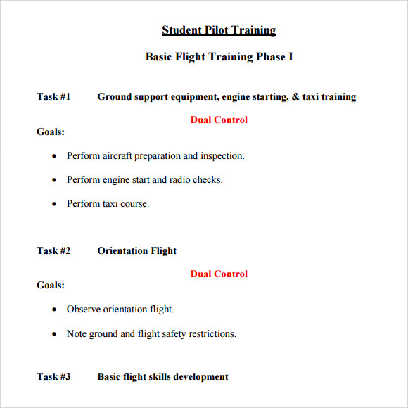 Flight Training Aviation Business Plan