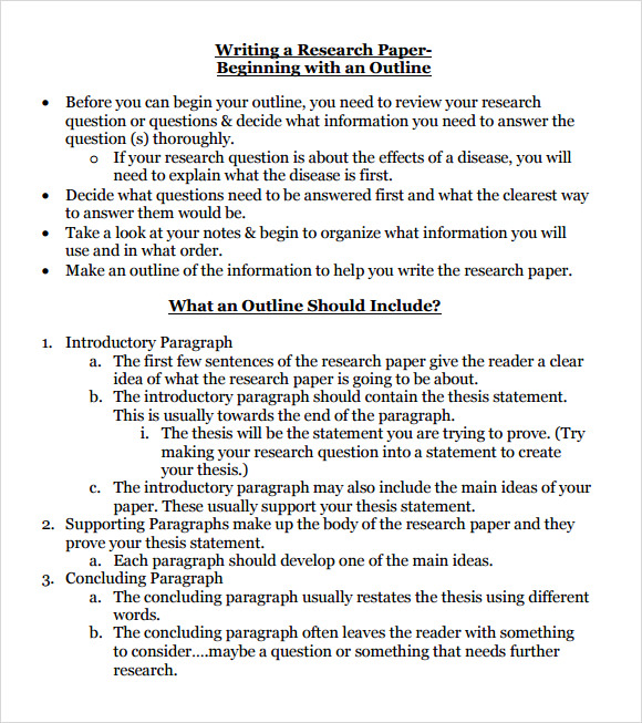 Research paper assignment middle school