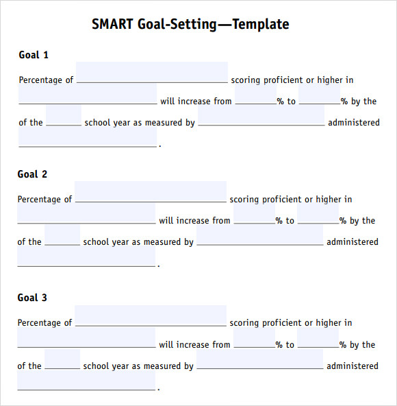 Goal Setting Template - 12+ Download Free Documents in PDF ...