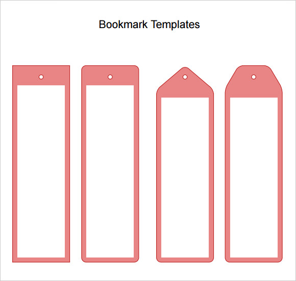 Free Blank Templates For Bookmarks