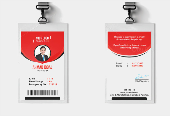 club id card template psd free download