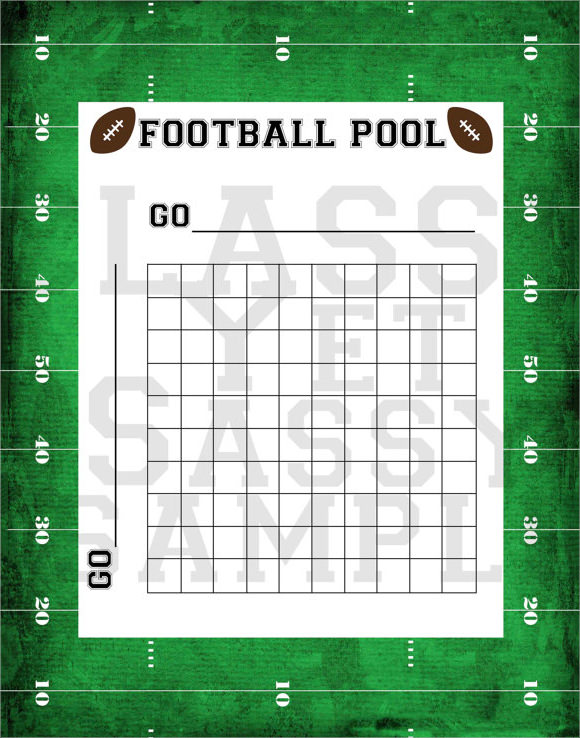 Free Printable Football Pool Template Free Printable Templates