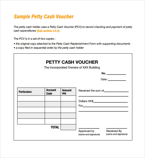 make check payable to petty cash